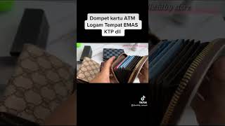 ￼Dompet Kartu ATM Debit KTP RIKA / Tempat Emas Logam Mulia / Souvenir Pernikahan