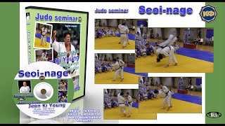 Lecciones de judo del judoka surcoreano Jeon Ki Young. Seoi-nage. Ippon-seoi-nage.Download.