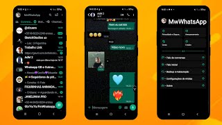 SAIU! NOVO WHATSAPP AMOLED LITE COM FUNÇÃO DE EDITAR AS MENSAGEM,EMOJIS IOS 16.4