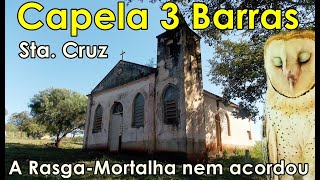 Uma grandiosa e antiga igreja no meio da lavoura - 3 barras, Santa Cruz