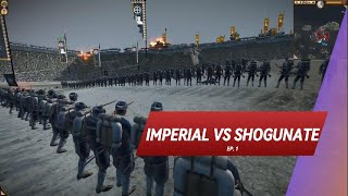 Shogun 2 FOTS | Battle of Okayama 1871 | Satsuma Imperial Vanguard VS Obama Shogunal Vanguard EP. 1