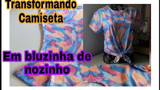 Passo a passo customizando uma  camiseta