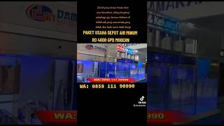 Supplier Depot Air Minum RO 4000 Gpd #usaha #depotairminum #usaharumahan #bisnis #viralvideo