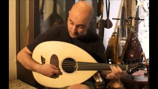 Old style oud for low tuning made by Tasos Theodorakis.