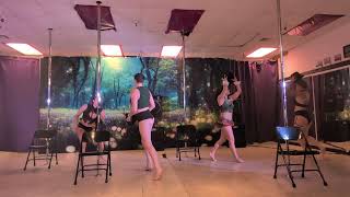 Lvl 2 Pole Chair Mad Hatters to Crazy by J2 and StarGzrLilly - Once Upon A Pole 2024