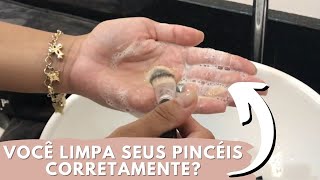 Como LIMPAR seus PINCÉIS E ESPONJAS CORRETAMENTE