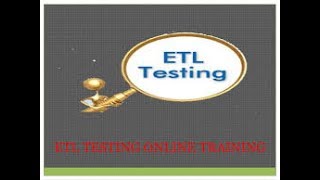 ETL Testing  online training