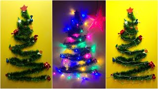 DIY Christmas Decor | Christmas Tree Making | DIY Wall Christmas Tree | Christmas Decoration Ideas