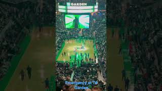 Emergency alerts.  76ERS at Boston Celtics