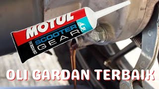 CARA GANTI OLI GARDAN BEAT TERBARU | PAKAI OLI MOTUL SCOOTER GEAR