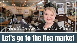 Come along with me to the Southern Kentucky Flea Market | Let's go thrifting | Thrift haul