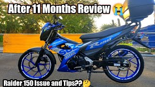 Raider 150 Carb Ecstar Edition After 11 months Review