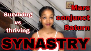 SYNASTRY Mars conjunct Saturn synastry (surviving vs. thriving)