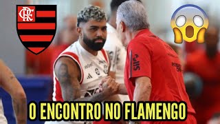 OLHA COMO FOI O ENCONTRO DE GABIGOL COM O TÉCNICO TITE NO FLAMENGO