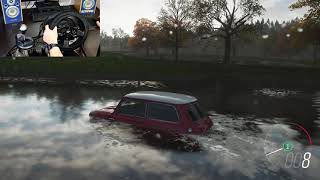 1965  MINI  COOPER  S 　OFFROAD　forza horizon4 Gameplay Thrustmaster Steering Wheel