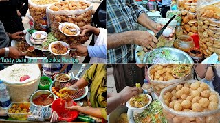 Eating Bachir Vaier Mumbai Chilli Fuchka (Panipuri / Golgappa)! Amazing Sharp Knife Skills! Bd Food