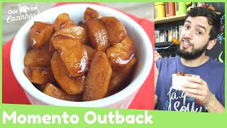 Maçã em calda com canela do Outback na airfryer | Receitas na Airfryer