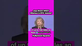 Joan Rivers EPIC Answer #gameshow #laugh #funny #1980s #joanrivers #hollywoodsquares  #hilarious