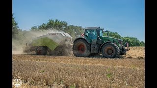 Stroh pressen // Fendt Vario 939 mit Claas Quadrant 3200