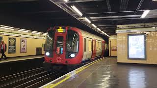 S Stock (S7) pulls into Cannon Street under manual control