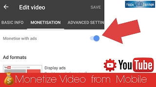 YouTube Creator Studio | How to MONETIZE video from mobile app?