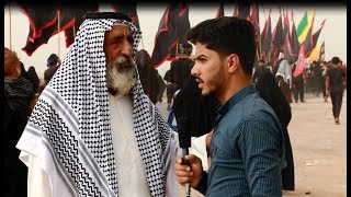 لقاء مع احد خدام الحسين في موكب انصار السجاد علية السلام