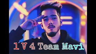 Scout 1v4 Team mavi in NARZO BGMI match ft mavi willy tempest