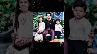 Fahad mustafa with his cute family