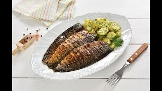 Macrou la gratar cu cartofi - Jamila Cuisine - Alfredo Seafood