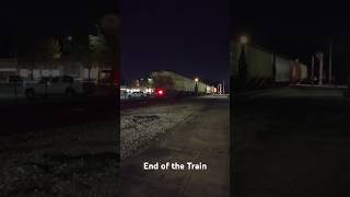 End of Train Device Flashing in the Dark on the End of L849 #eot #nighttrain #nighttime @CameraBryan