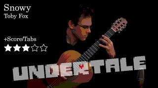 Snowy - Undertale OST | Guitar Cover - free Score/Tabs