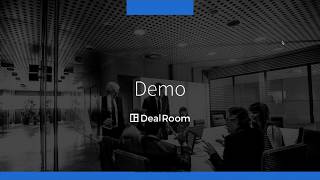 DealRoom Investment Bank Demo