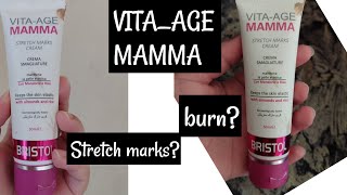 VITAAGE MAMMA STRETCH MARKS CREAM||Best stretch marks cream