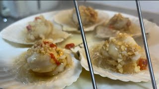 #Japanese scallop recipe #chinese recipe 😋😋