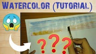 Scenary painting for beginners | Drawing of nature | how to paint scenary (tutorial)