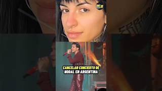 CANCELAN concierto de Christian Nodal en Argentina #shorts