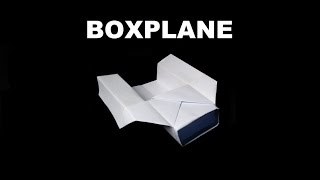 How to Make a Special Flying Paper Boxplane