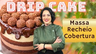 MEU DRIP CAKE DOIS AMORES | NAKED CAKE | BOLO COM BRIGADEIRO