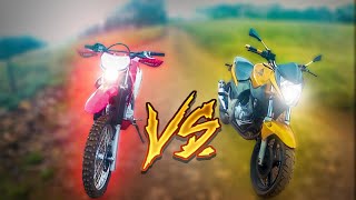 Racha Crf 250f  VS  Cb 300 !! *quem ganhou?*