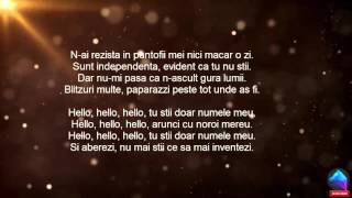 ANTONIA - Vorbeste Lumea VERSURI-LYRICS-