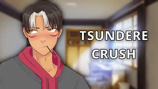 [M4F] Shy Tsundere Sleeps Over! (Crushes on listener) -- BOYFRIEND ASMR ROLEPLAY