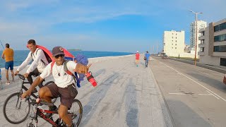 [2K] Tour en patines en el puerto de veracruz - boca del rio POV ASMR primera parte