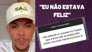 Ex cantor gospel fala sobre projeto fora deste gênero e diz que agora está feliz!