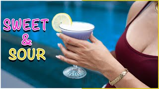 Relaxation at Its Peak 🍹 Sip a GIN SOUR Cocktail at Our Tiki Bar 🌴 | ASMR GIN SOUR Cocktail