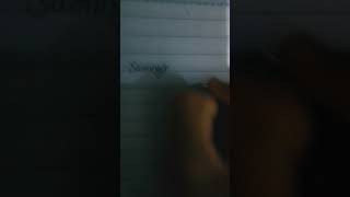 gel pencil writing