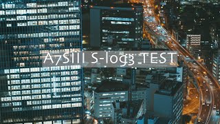 A7SIII S-log3 TEST