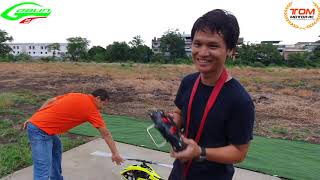 First Flight Goblin RAW 700 By Taxii-Heli at Tommotor Bangkae flying field