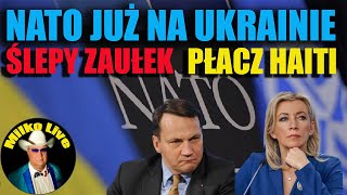 Oficjalnie NATO już na Ukrainie. Ujawnił sekret. Reakcja Rosji. Głód Haiti. Zabrnąć w ślepy zaułek.