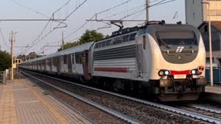 EXP 14046 Taranto-Piacenza-Lourdes in transito alla stazione di San Lazzaro di Savena!