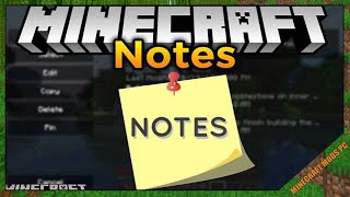 Notes Mod 1.16.5 - Minecraft Mods for PC